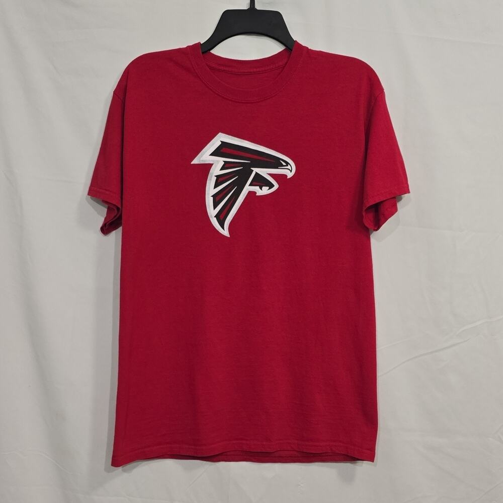 NFL Team Apparel Atlanta Falcons Mens M Red NFL Football T-Shirt Licensed